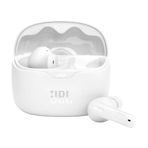 JBL Tune Beam | In-Ear Headphones - 100% Wireless - Bluetooth - Smart Ambient - Stick-open Design - White-Sonxplus St-Sauveur