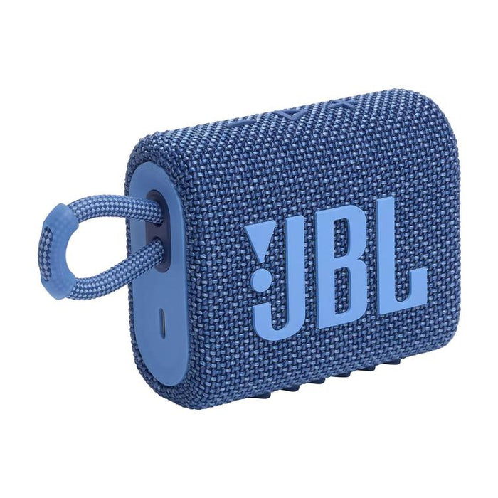 JBL Go 3 Eco | Mini Speaker - Ultra-portable - Bluetooth - IP67 - Bleu-Sonxplus St-Sauveur