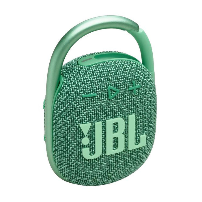 JBL Clip 4 Eco | Speaker - Ultra-portable - Waterproof - Bluetooth - Integrated carabiner - Green-Sonxplus St-Sauveur