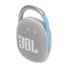 JBL Clip 4 Eco | Speaker - Ultra-portable - Waterproof - Bluetooth - Integrated carabiner - White-Sonxplus St-Sauveur