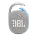 JBL Clip 4 Eco | Speaker - Ultra-portable - Waterproof - Bluetooth - Integrated carabiner - White-Sonxplus St-Sauveur