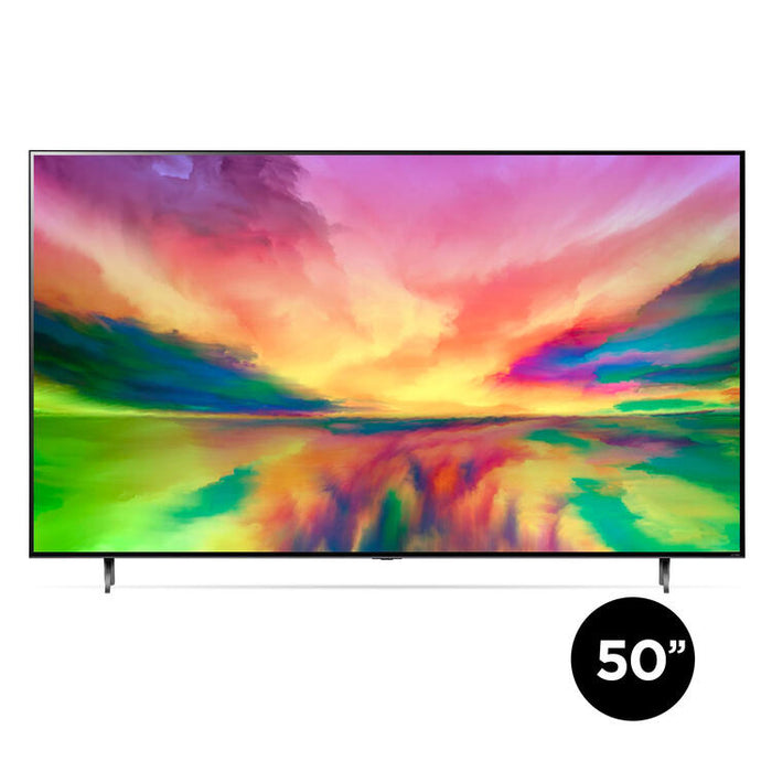 LG 50QNED80URA | 50" QNED 4K Smart TV - Quantum dot NanoCell - QNED80URA Series - HDR - a7 AI Gen6 4K Processor - Black-Sonxplus St-Sauveur