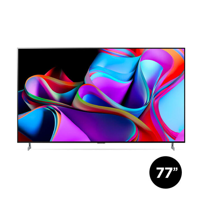 LG OLED77Z3PUA | 77" 8K OLED Evo Smart TV - Z3 Series - ThinQ AI - Processor α9 AI 8K Gen6 - Black-Sonxplus St-Sauveur