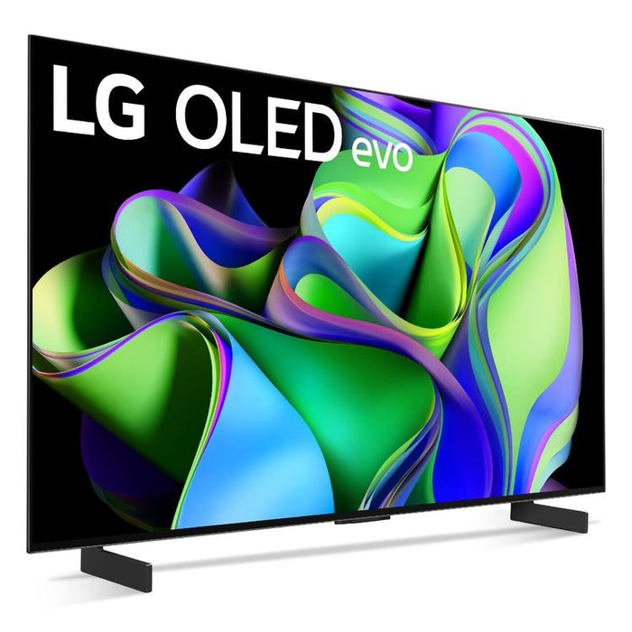 LG OLED42C3PUA | Smart TV 42" OLED evo 4K - C3 Series - HDR - Processor IA a9 Gen6 4K - Black-Sonxplus St-Sauveur