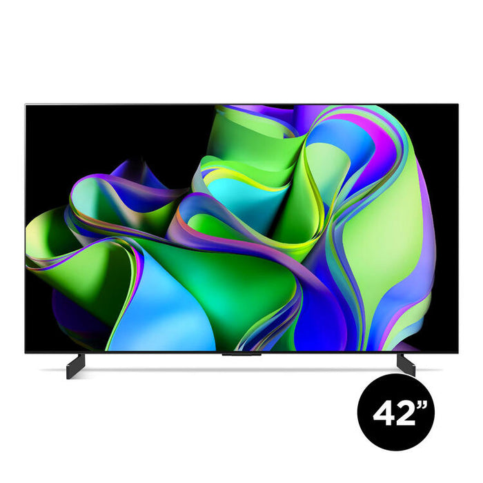 LG OLED42C3PUA | Smart TV 42" OLED evo 4K - C3 Series - HDR - Processor IA a9 Gen6 4K - Black-Sonxplus St-Sauveur