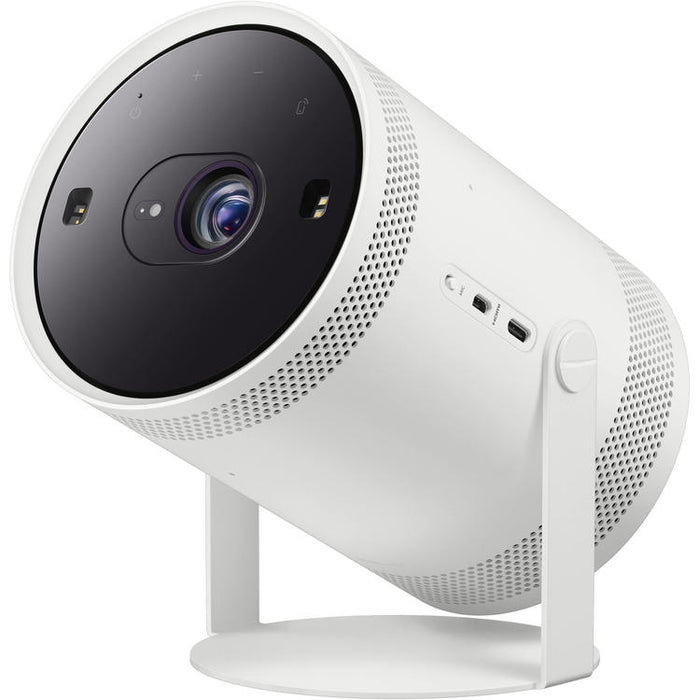 Samsung SP-LFF3CLAXXZC | Portable projector - The Freestyle 2nd Gen. - Compact - Full HD - 360 degree sound - White-Sonxplus St-Sauveur