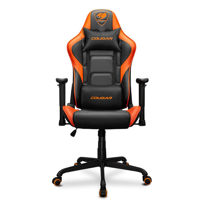 Cougar Armor Elite 300112 | Play chair - Ergonomic and adjustable - PVC leather - Orange-Sonxplus St-Sauveur