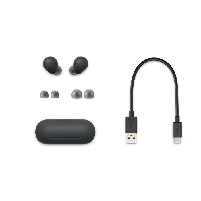 Sony WF-C700N | Wireless earphones - Microphone - In-ear - Bluetooth - Active noise reduction - Black-Sonxplus St-Sauveur