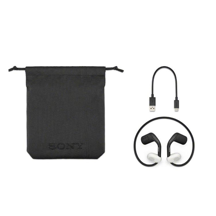 Sony Float Run WIOE610 | Headset with microphone - Over-the-ear - Bluetooth - Wireless - Black-Sonxplus St-Sauveur