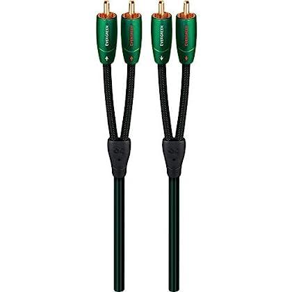 Audioquest Evergreen | RCA to RCA Cable - Gold Plated Plugs - 1 Meter-Sonxplus St-Sauveur