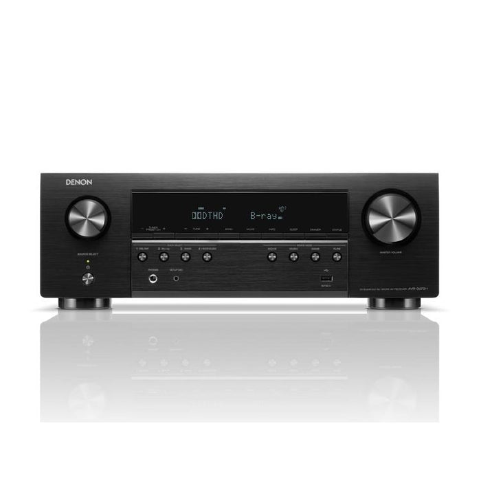 DENON AVRS670H | 5.2 Channel Home Theater AV Receiver - HDMI 8K - Integrated Heos - Bluetooth - Wi-Fi - Black-Sonxplus St-Sauveur