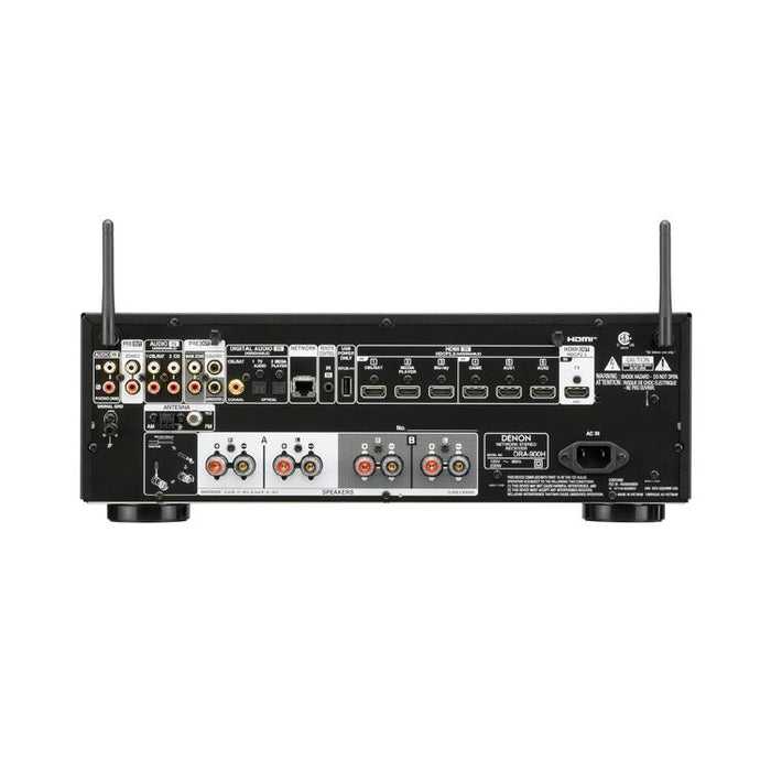 DENON DRA-900H | 8K Stereo Receiver - 2.2 Channels - Dolby Vision - HDR10+ - Bluetooth - Black-Sonxplus St-Sauveur