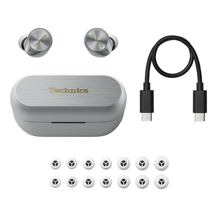 Technics EAHAZ80ES | Wireless earphones - In-ear - Noise cancelling - Argent-Sonxplus St-Sauveur