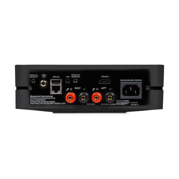 Bluesound Powernode N330BLKUNV | Multiroom music amplifier - Wireless - HiFi - 2 x 80 Watts - Black-Sonxplus St-Sauveur