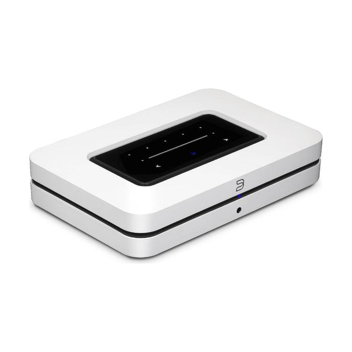 Bluesound NODE | Multiroom Wireless Hi-Res Music Broadcaster - HDMI eARC - Bluetooth - White-Sonxplus St-Sauveur