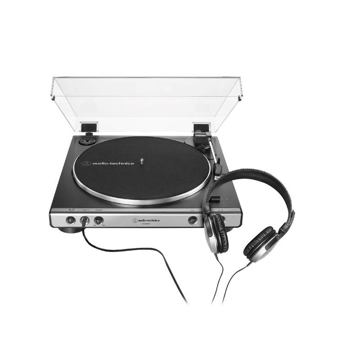 Audio-Technica AT-LP60XHP-GM | Turntable - Stereo - With Headphones - Metal Gun-Sonxplus St-Sauveur