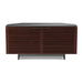 BDI BDICORR8175CHOC | Multimedia cabinet - Tapered corners - Adjustable shelves - Chocolate stained walnut-Sonxplus St-Sauveur