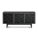 BDI BDIELEM8777CRL-ME-RI | Multimedia cabinet - Laser cut doors - Charbon/Ricochet-Sonxplus St-Sauveur