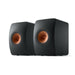 KEF LS50 WIRELESS II | Wireless HiFi Speakers - Metamaterial Absorption - Carbon Black - Pair-Sonxplus St-Sauveur