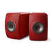 KEF LS50 WIRELESS II | Wireless HiFi Speakers - Metamaterial Absorption - Crimson Red - Pair-Sonxplus St-Sauveur