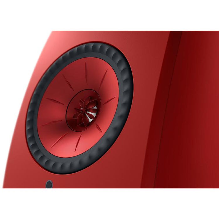 KEF LSX II | Wireless HiFi Speakers - Compact & Versatile - Lava Red - Pair-Sonxplus St-Sauveur