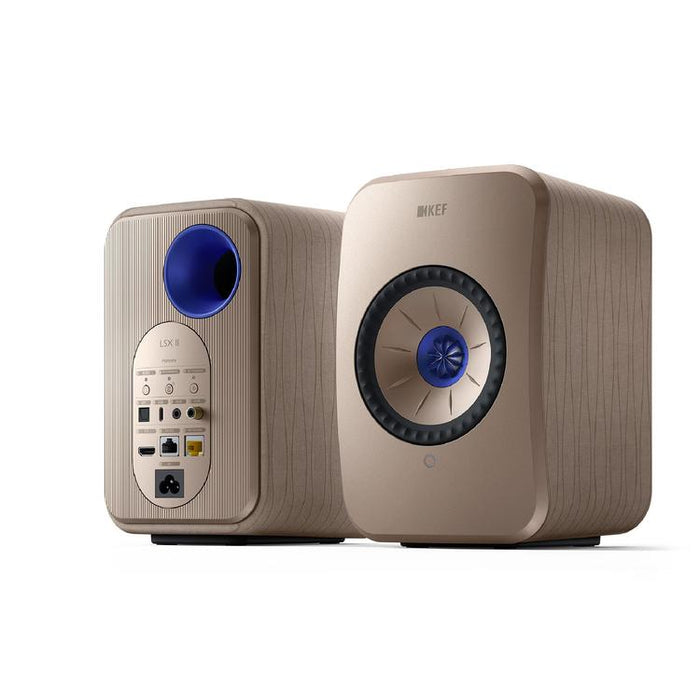 KEF LSX II | Wireless HiFi Speakers - Compact & Versatile - SoundWave Edition - Pair-Sonxplus St-Sauveur