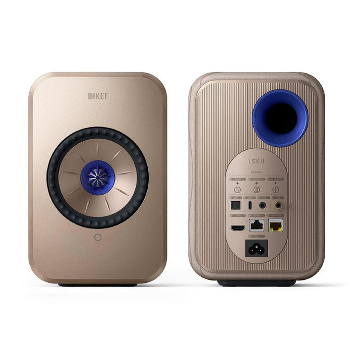 KEF LSX II | Wireless HiFi Speakers - Compact & Versatile - SoundWave Edition - Pair-Sonxplus St-Sauveur