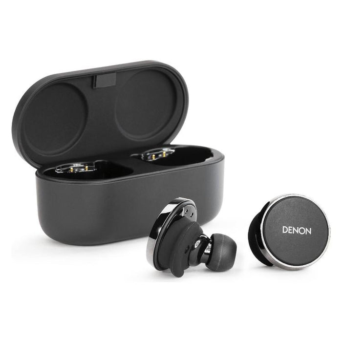 Denon PERL PRO | In-Ear Headphones - Wireless - Bluetooth - Masimo Adaptive Acoustic Technology - Black-Sonxplus St-Sauveur