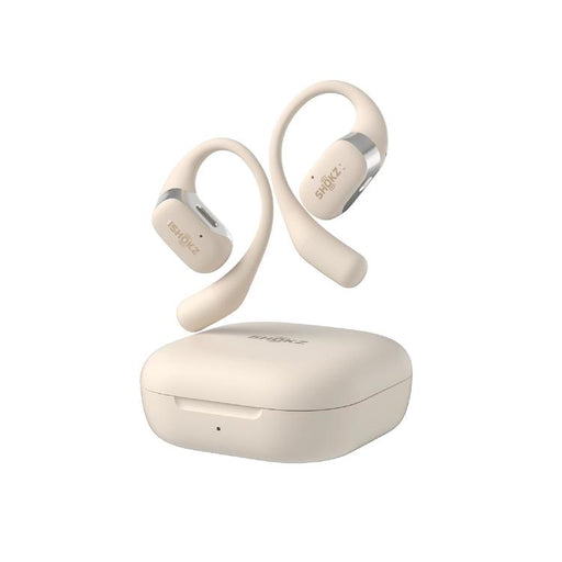 SHOKZ OpenFit | Open-Ear Headphones - Up to 28 hours of listening - Bluetooth - Beige-Sonxplus St-Sauveur