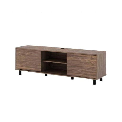 Sonora S20V65MB | TV stand - 65" wide - 2 cabinets - Medium brown-Sonxplus St-Sauveur