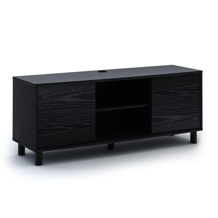 Sonora S20V55N | TV Stand - 55" wide - 2 Cabinets - Black-Sonxplus St-Sauveur