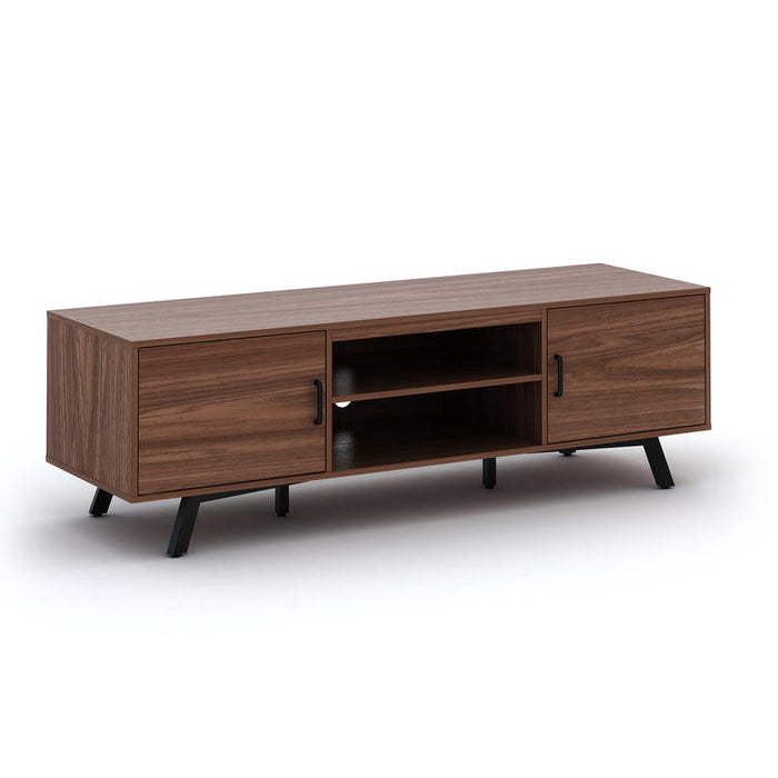 Sonora S40V65MB | TV Stand - 2 Cabinets - 65" wide - Medium Brown-Sonxplus St-Sauveur