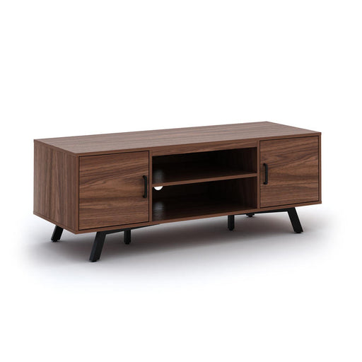 Sonora S40V55MB | TV stand - 2 cabinets - 55" wide - Medium brown-Sonxplus St-Sauveur