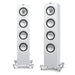 KEF Q550 | Floorstanding Speakers - 2.5-Way - Hi-Fi - Satin White - Pair-Sonxplus St-Sauveur