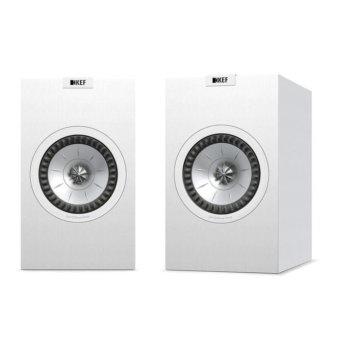 KEF Q150 | Bookshelf Speakers - 2-Way - Hi-Fi - Satin White - Pair-Sonxplus St-Sauveur