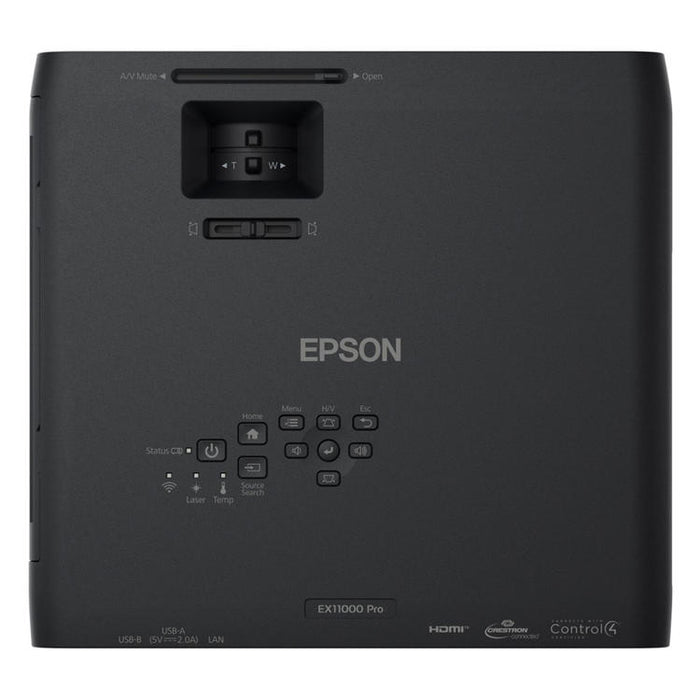 Epson EX11000 | Laser projector - 3LCD FHD 1080p - 4600 Lumens - Wireless - Black-Sonxplus St-Sauveur