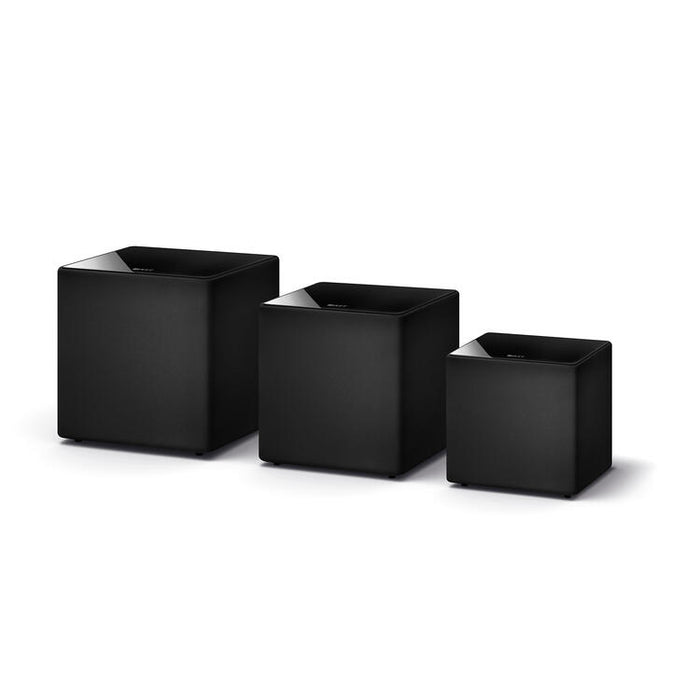 KEF Kube 8B | Subwoofer - 8in - 300 Watts RMS - Black-Sonxplus St-Sauveur