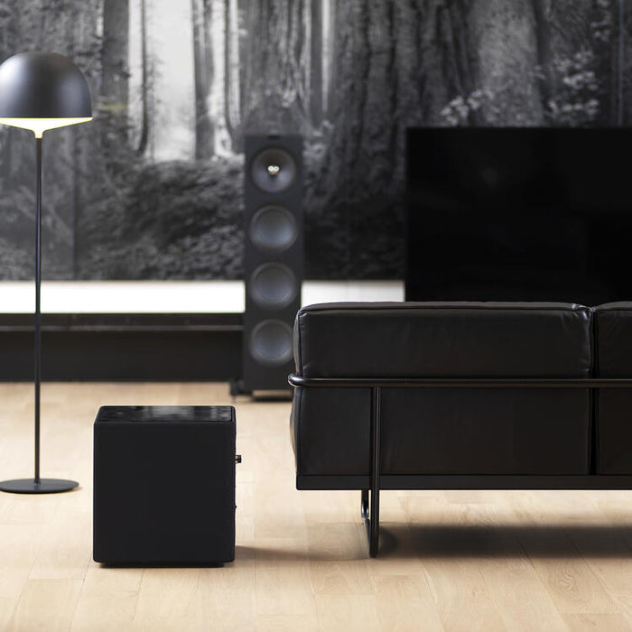 KEF Kube 12B | Subwoofer - 12in - 300 Watts RMS - Black-Sonxplus St-Sauveur