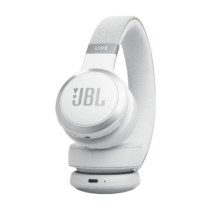 JBL Live 670NC | Around-Ear Headphones - Wireless - Bluetooth - White-Sonxplus St-Sauveur