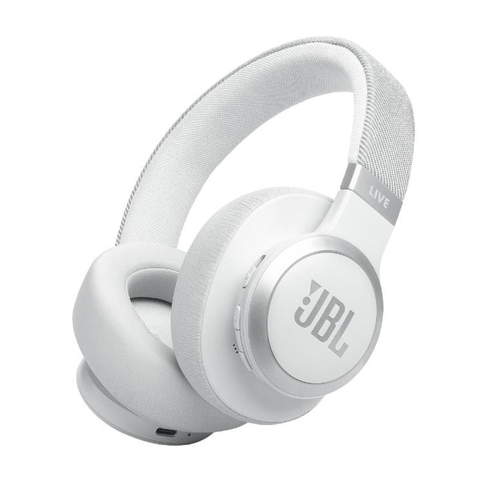 JBL Live 770NC | Around-Ear Headphones - Wireless - Bluetooth - White-Sonxplus St-Sauveur