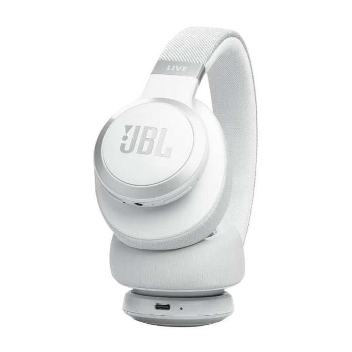 JBL Live 770NC | Around-Ear Headphones - Wireless - Bluetooth - White-Sonxplus St-Sauveur