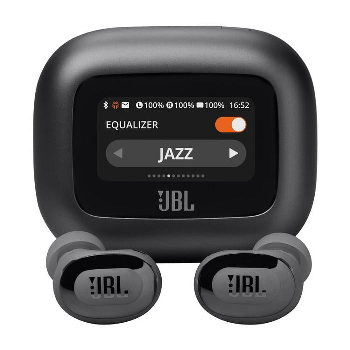 JBL Live Buds 3 | In-Ear Headphones - 1.45" LED Touch Screen - Bluetooth - Black-Sonxplus St-Sauveur