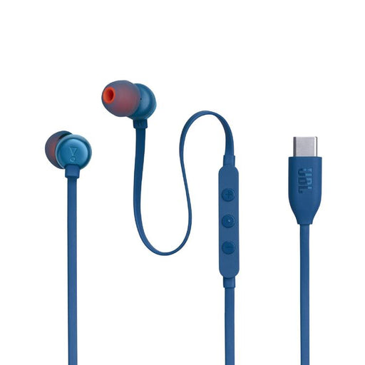 JBL Tune 310C | In-ear headphones - Wired - USB-C - 3-button remote control - Bleu-Sonxplus St-Sauveur