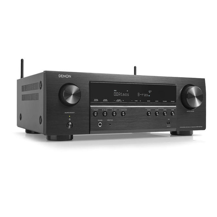 Denon AVR-S770H | AV receiver - 7.2 channels - Home theater - 8K - HEOS integrated - 75W - Black-Sonxplus St-Sauveur