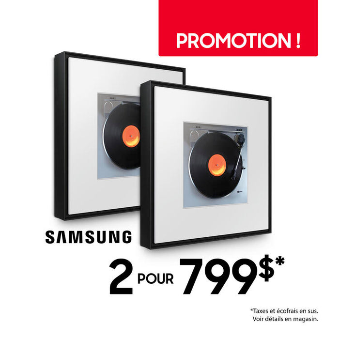 Samsung HW-LS60D | Music Frame Speaker - Wireless - Customizable - Black-Sonxplus St-Sauveur