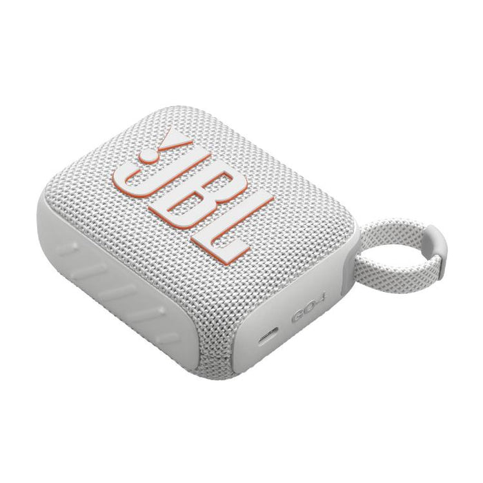 JBL GO 4 | Mini portable speaker - Bluetooth - IP67 - White-Sonxplus St-Sauveur