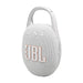 JBL Clip 5 | Portable carabiner speaker - Bluetooth - IP67 - White-Sonxplus St-Sauveur