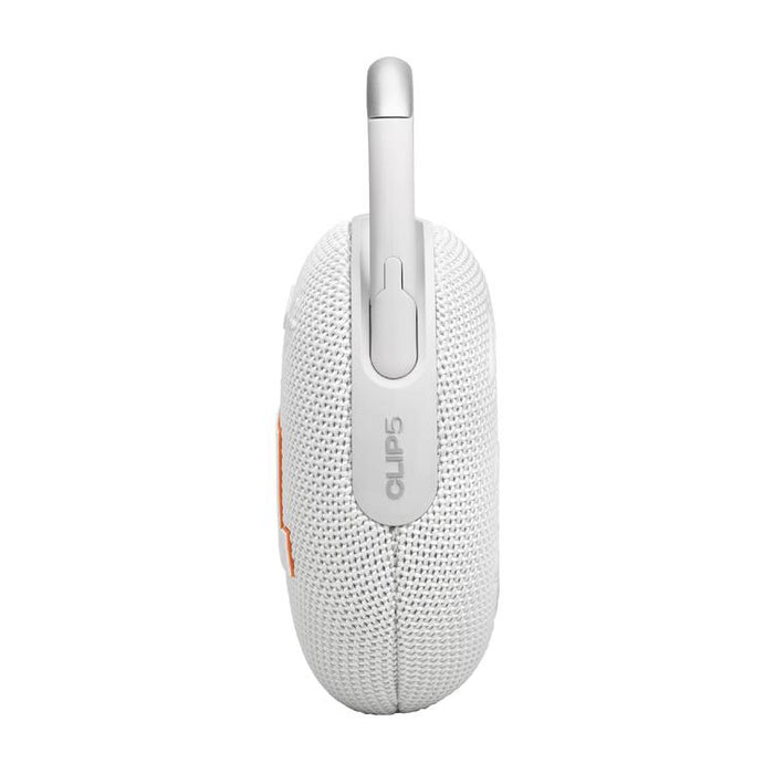 JBL Clip 5 | Portable carabiner speaker - Bluetooth - IP67 - White-Sonxplus St-Sauveur