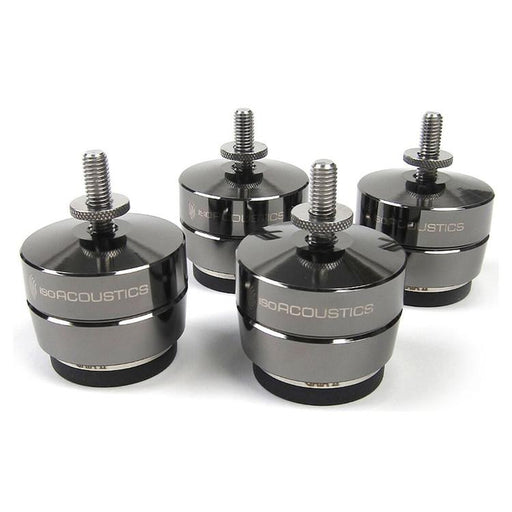 IsoAcoustics GAIA II | Isolation brackets - For monitor - Dark chrome - Pack of 4-Sonxplus St-Sauveur