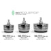 IsoAcoustics GAIA Titan Rhea | Isolation feet - For speakers - Stainless steel - Pack of 4-Sonxplus St-Sauveur